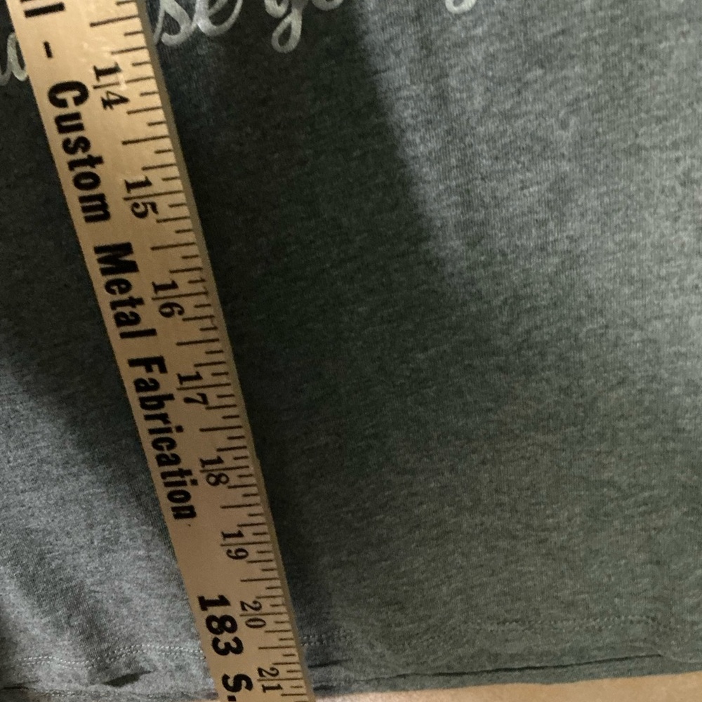 Nine West Gray Tee with Pink Text - Picture 6 of 7